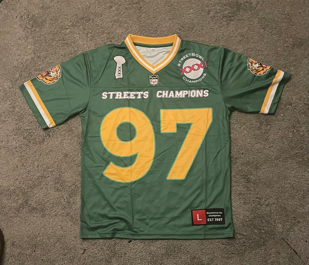 Street champions football jersey